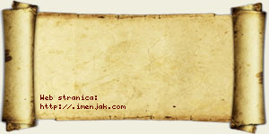 Biljana Kesegić vizit kartica